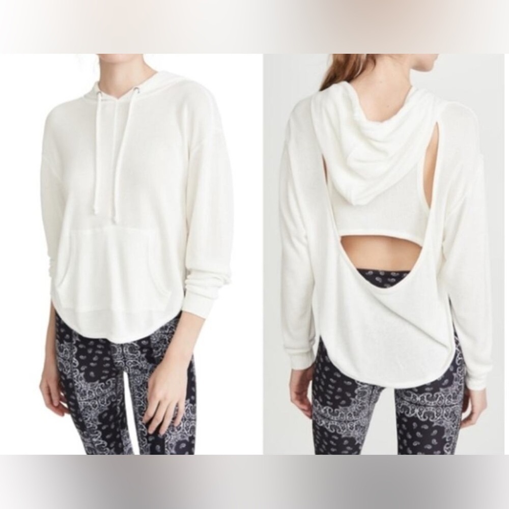NEW Free People Movement Back Into It Cut Out Hoodie XS